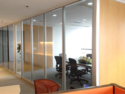 100 Series Aluminum Frame Glass Partition

