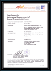 Type 65 Movable Partition Certificates