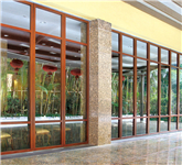 Framed glass partition Framed glass partition