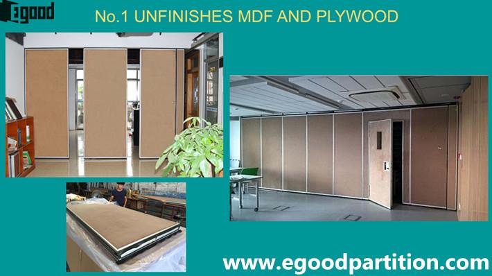 Egood Movable Wall Finish Options