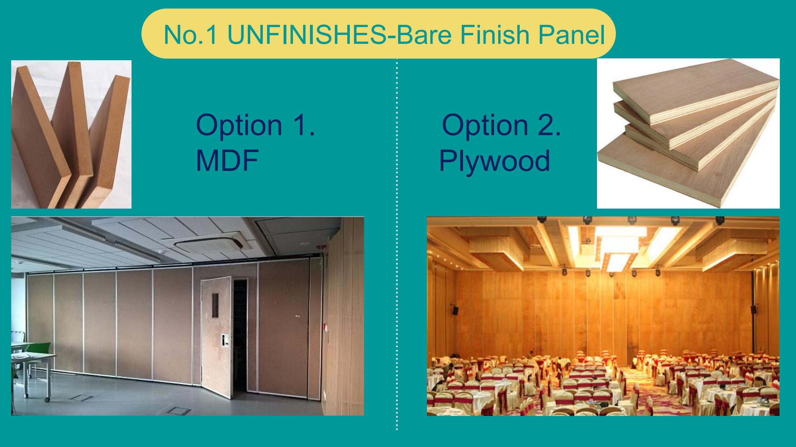 UNFINISHES-Bare Finish Panel