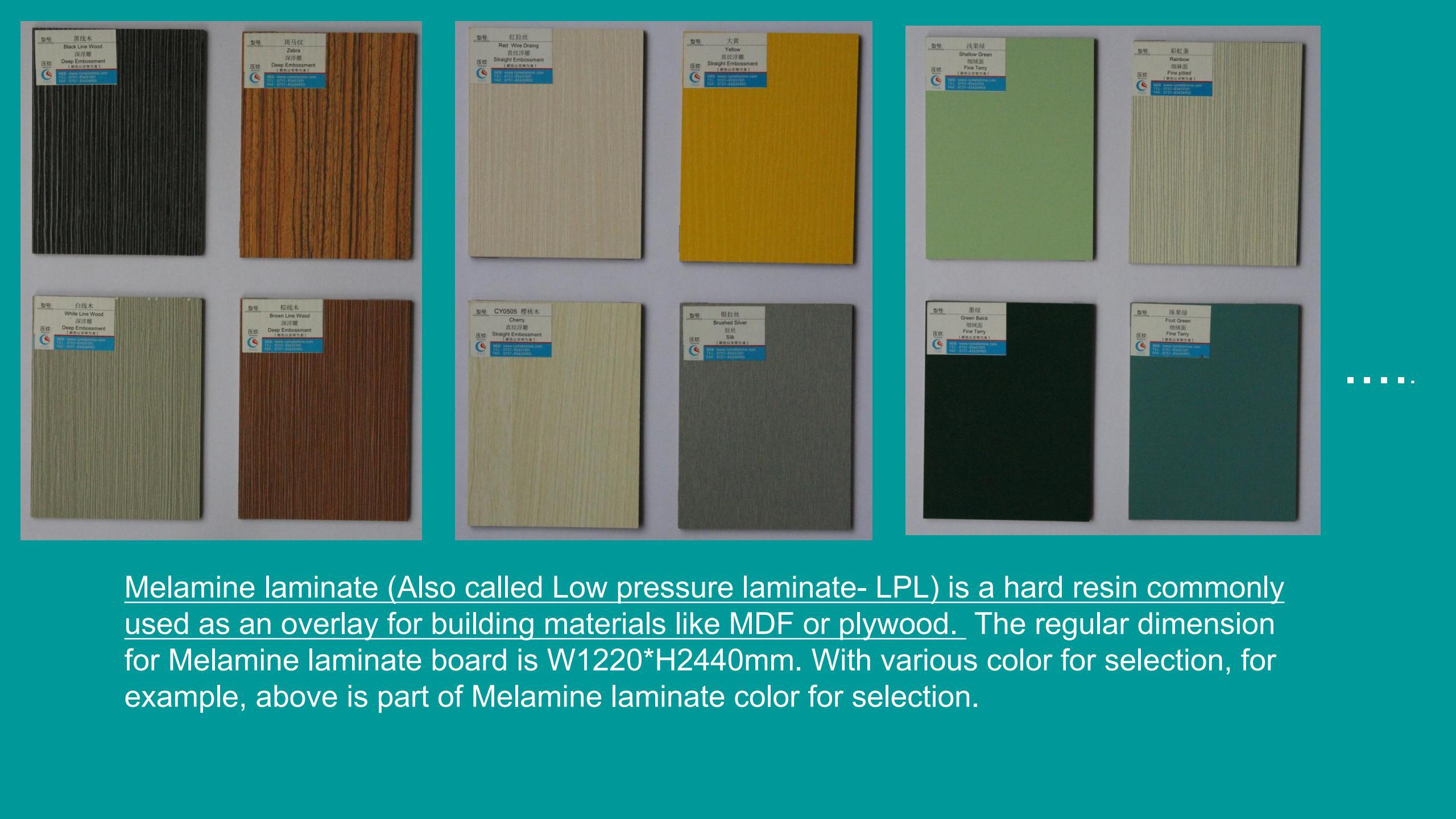 MELAMINE LAMINATE