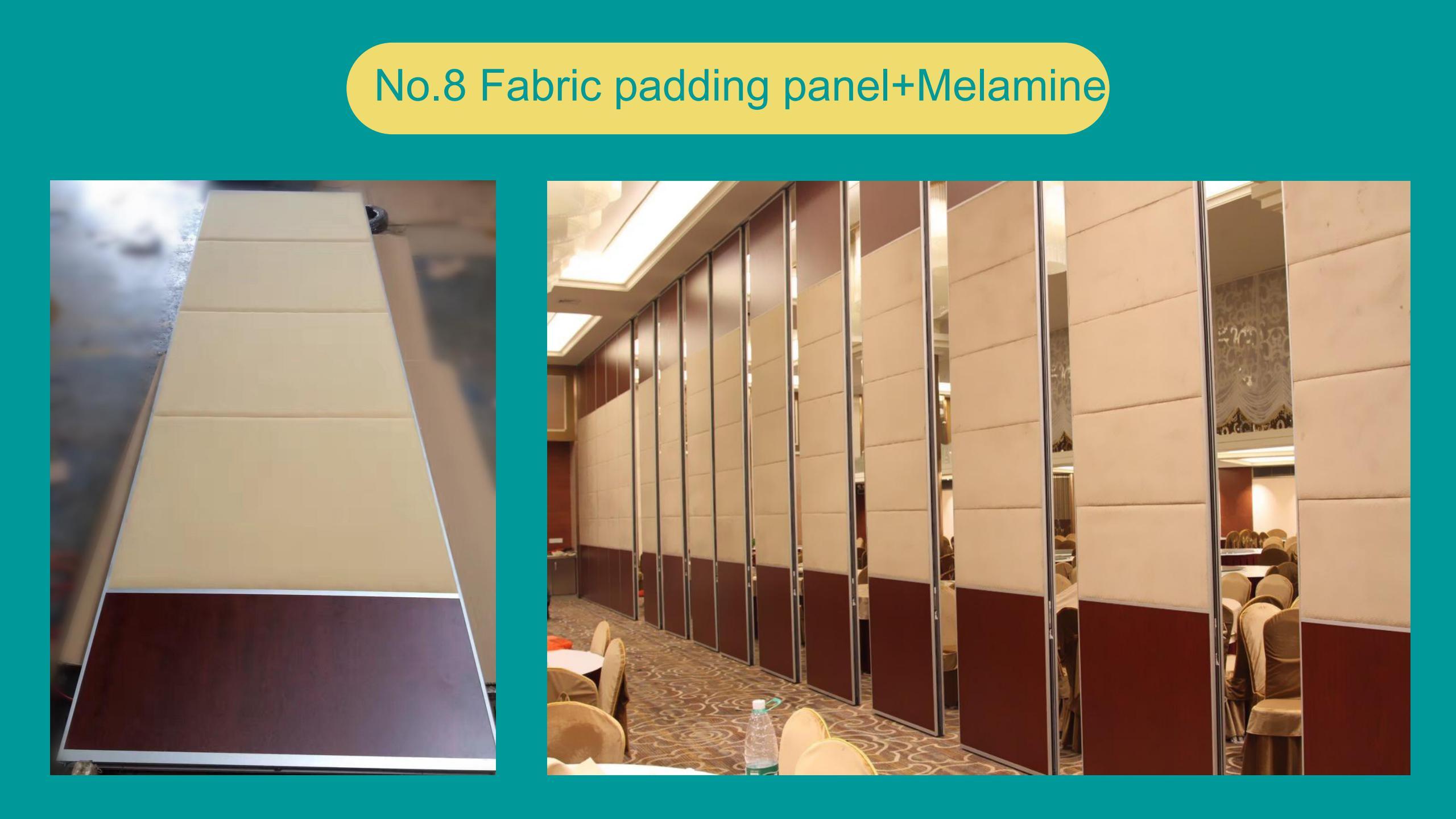 Fabric padding panel+Melamine