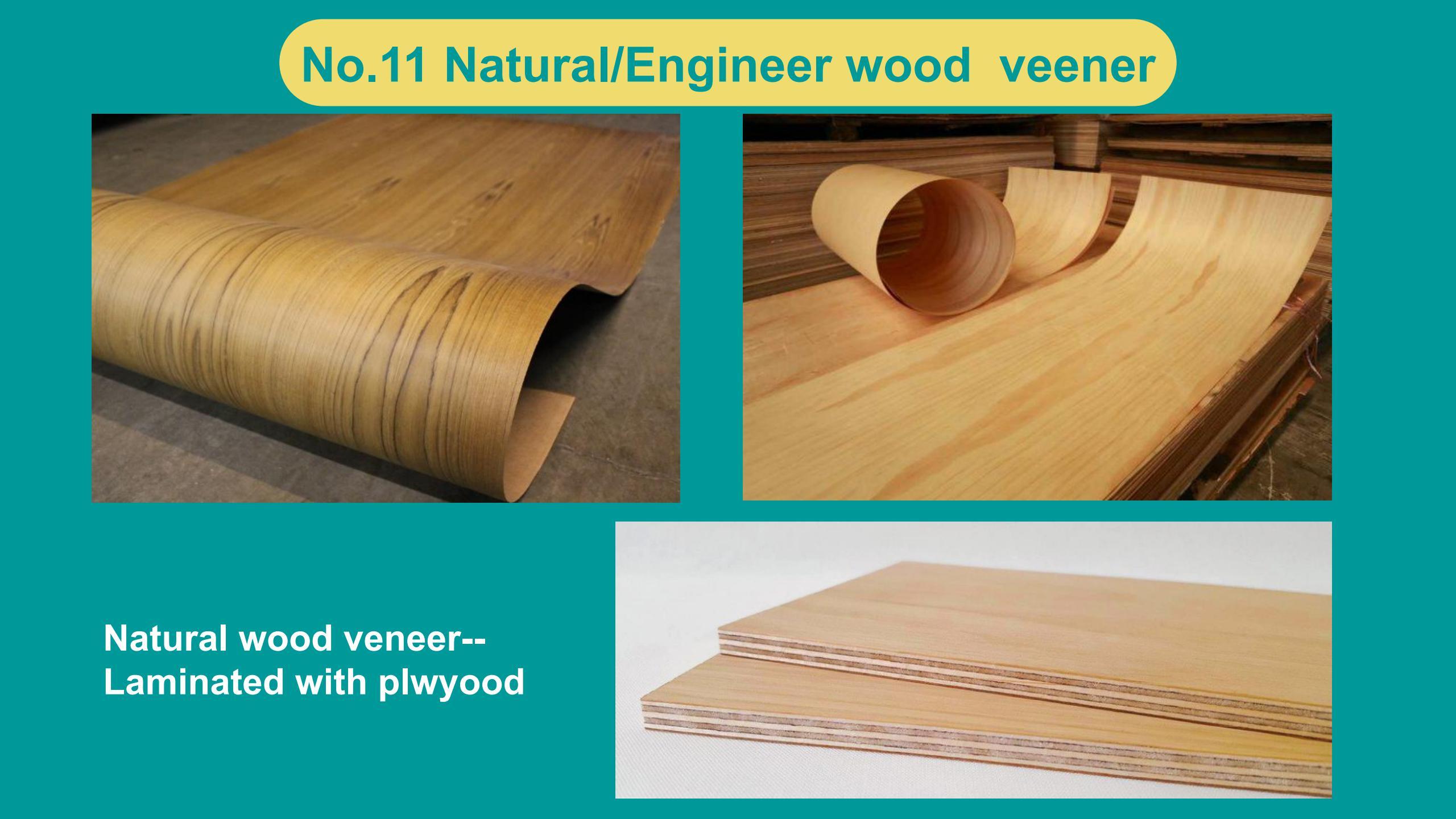 Natural/Engineer wood  veener