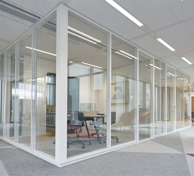 EG90 office glass partition wall