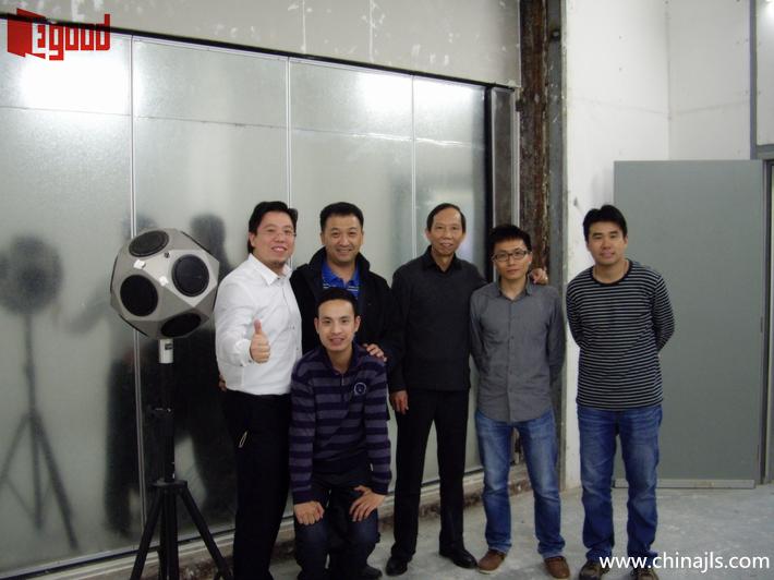 Egood movable wall partition  laboratory (lab) acoustic testing site