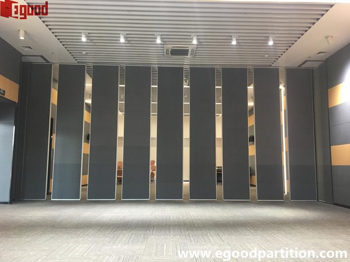 Conference hall sliding folding wall partition center 