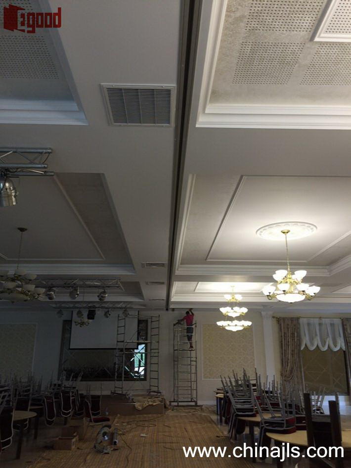 The installation of movable partition 