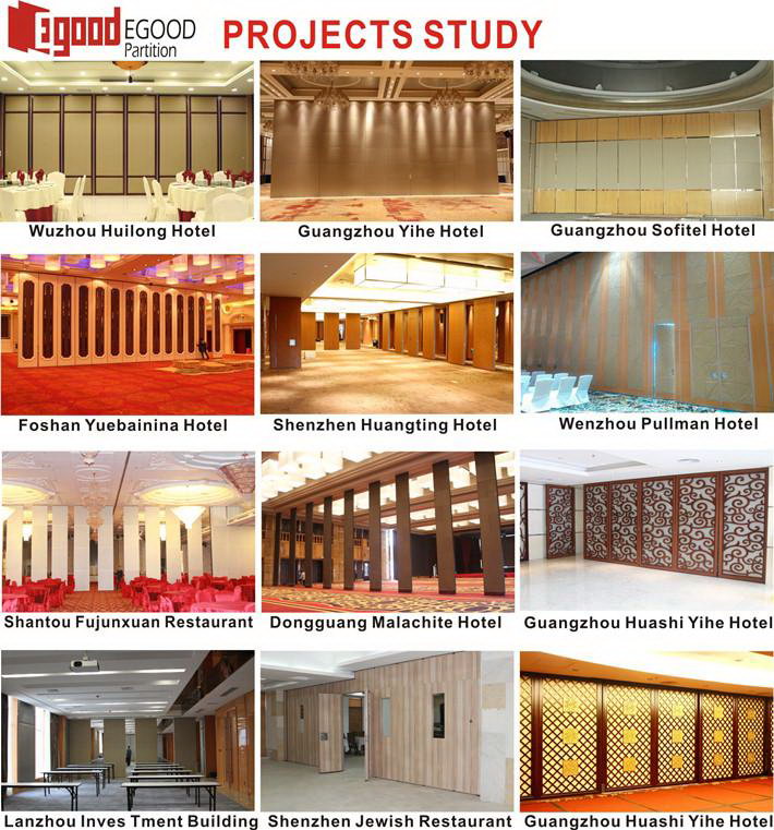 Egood operable partition walls company finished project
