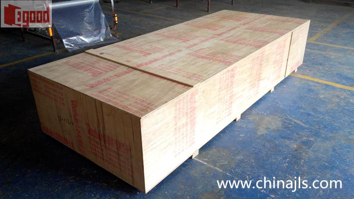 Russia office white powder coating partition pack into plywood case